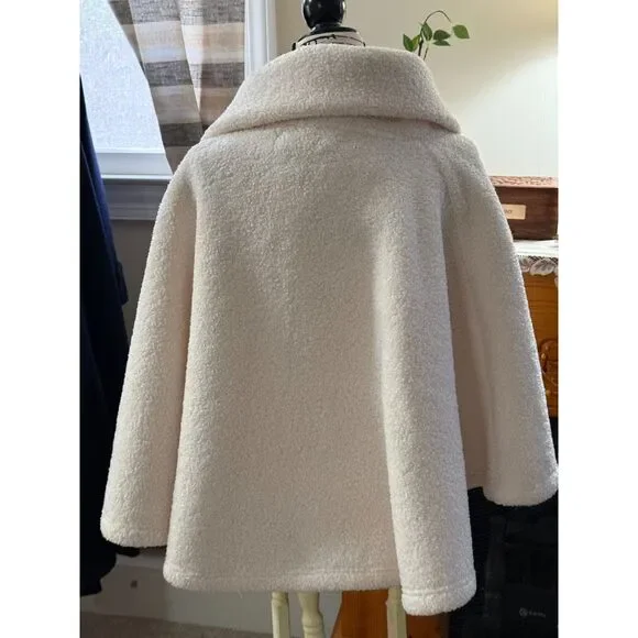 Calvin Klein Cream Cozy Cape - Picture 3 of 6